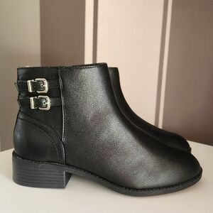 Kelly & Katie Women's Black Ankle Bootie